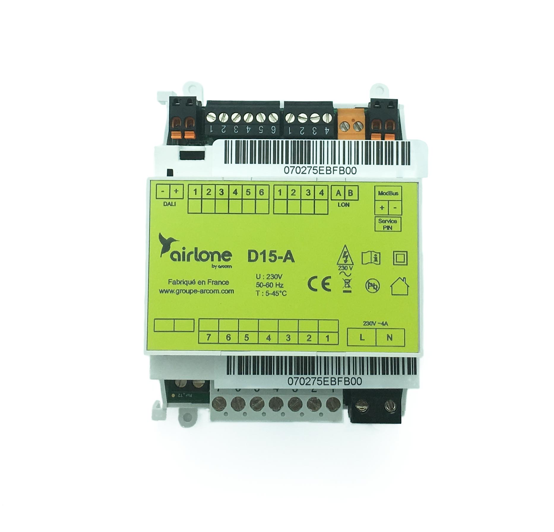 Interface de detection de gaz TST-D15-A